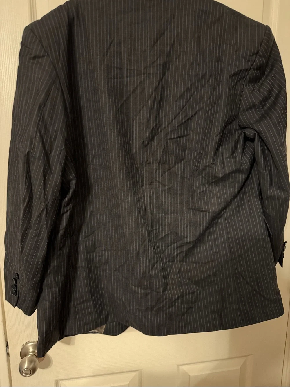 Oscar de la renta pinstripe men’s suit jacket size 50R